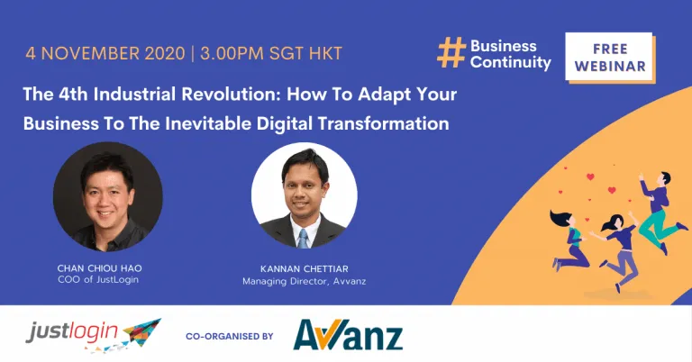 Joint Webinar: The 4th Industrial Revolution – How To Adapt Your Business To The Inevitable Digital Transformation