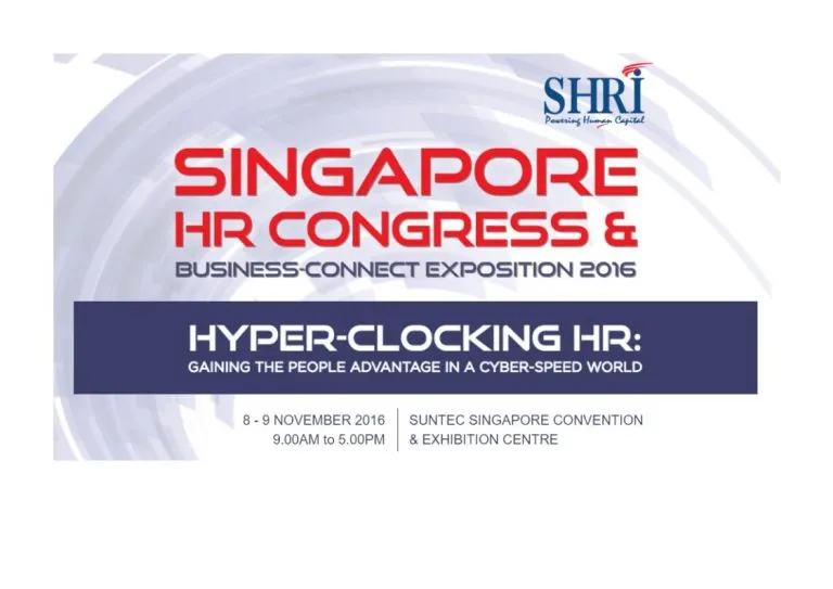 Singapore HR Congress: Sieving Out RIGHT And SAFE Multi-Generational Talents